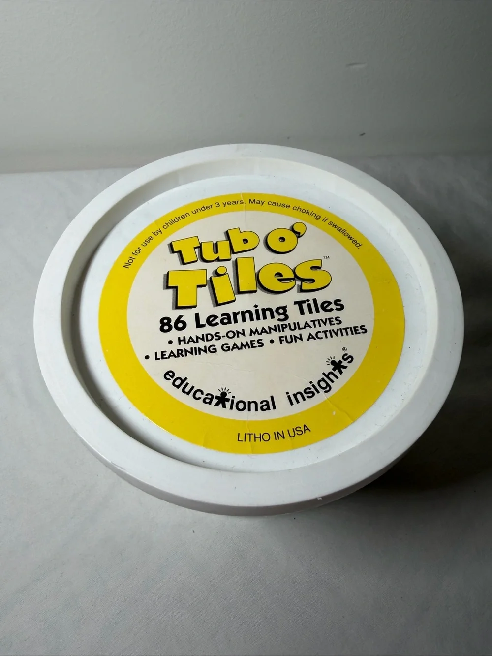 Educational Insights Tub O' Tiles Green Learning Word Tiles